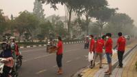 bantuan masker dari Indo Man United Surabaya 